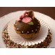 CUPCAKE ROSE AU CHOCOLAT