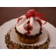 BOURSE CUPCAKE CREME / FRUITS ROUGES