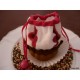 BOURSE CUPCAKE CREME / FRUITS ROUGES