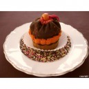 BOURSE CUPCAKE AU CHOCOLAT ET ZESTE D'ORANGE